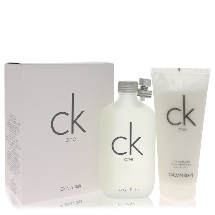 Ck One by Calvin Klein Gift Set -- 6.7 oz Eau De Toilette Spray + 6.7 oz Body Moisturizer Ck One by Calvin Klein Gift Set -- 6.7 oz Eau De Toilette Spray + 6.7 oz Body Moisturizer
